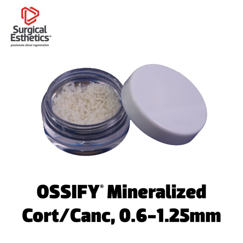 OSSIFY Mineralized Cortical-Cancellous Mix Bone Allograft - Small Particle