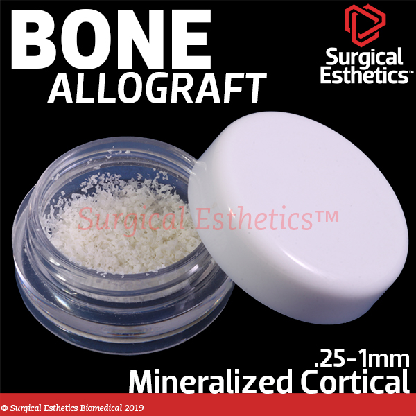 OSSIFY Mineralized Cortical Bone Allograft | Surgical Esthetics | Surgical Esthetics Bone Graft